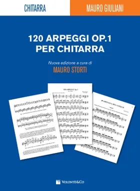 Volonte & Co 120 Arpeggi Op. 1 noty pro kytaru