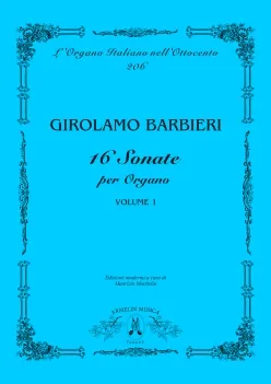 Armelin Musica 16 Sonate vol.1 noty pro varhany