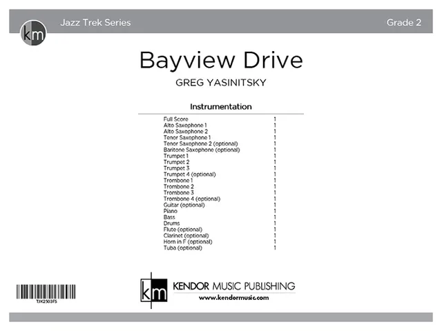 Kendor Music Bayview Drive partitura pro big band