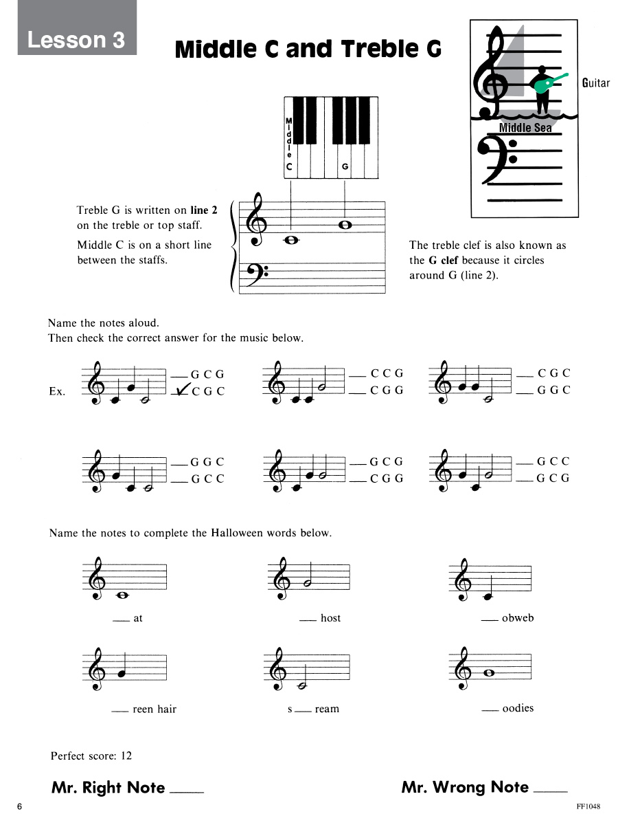 Faber Piano Adventures I Can Read Music 1 hudební nauka