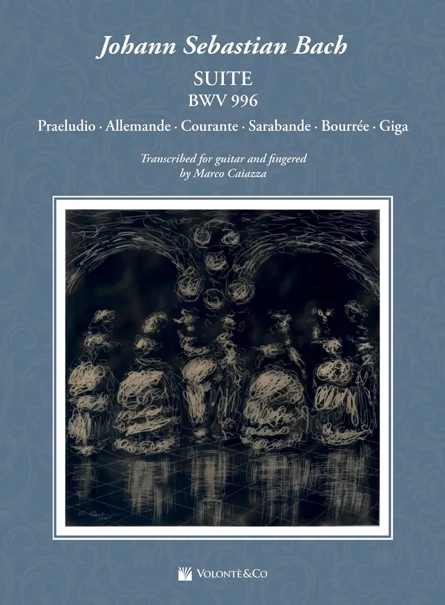 Volonte & Co Bach Suite BWV 996 noty pro kytaru