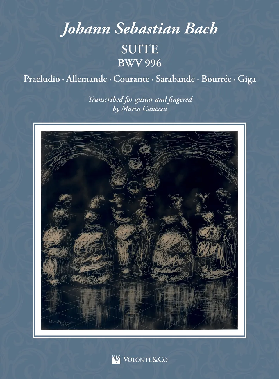 Volonte & Co Bach Suite BWV 996 noty pro kytaru