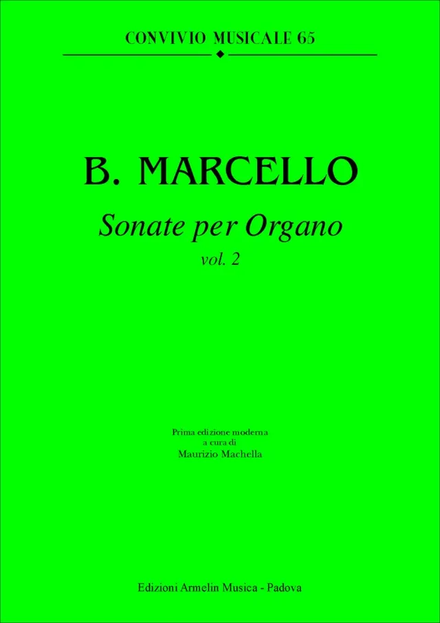 Armelin Musica Sonate per Organo vol. 2 noty pro varhany
