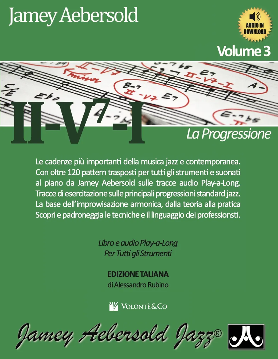 Volonte & Co Aebersold Vol. 3 II-V7-I noty jazz