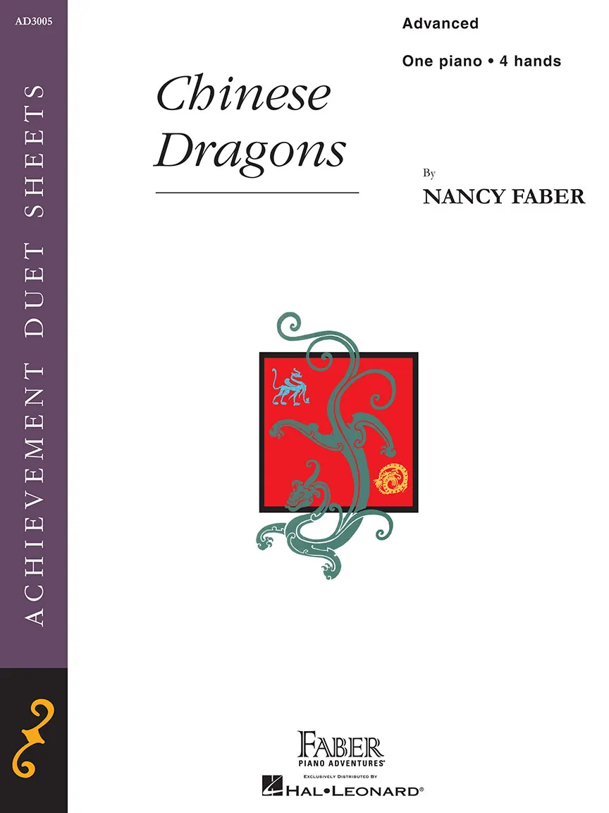 Faber Chinese Dragons noty pro klavírní duet čtyřručně