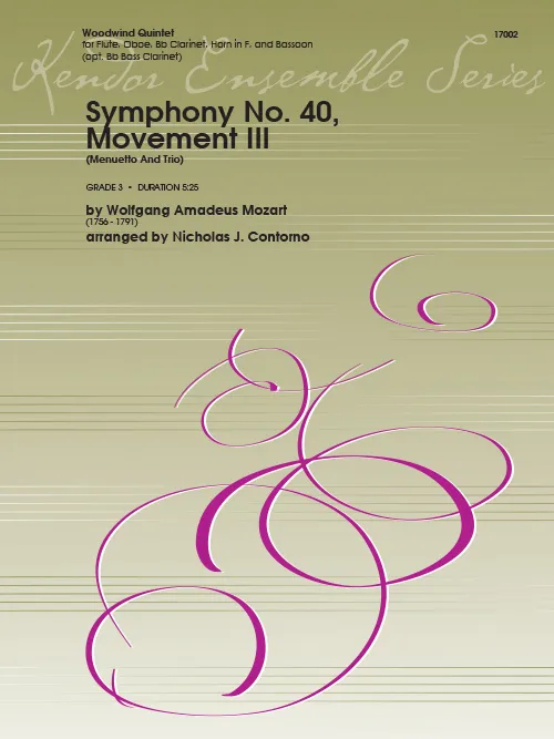 Kendor Music Symphony No. 40 noty kvintet
