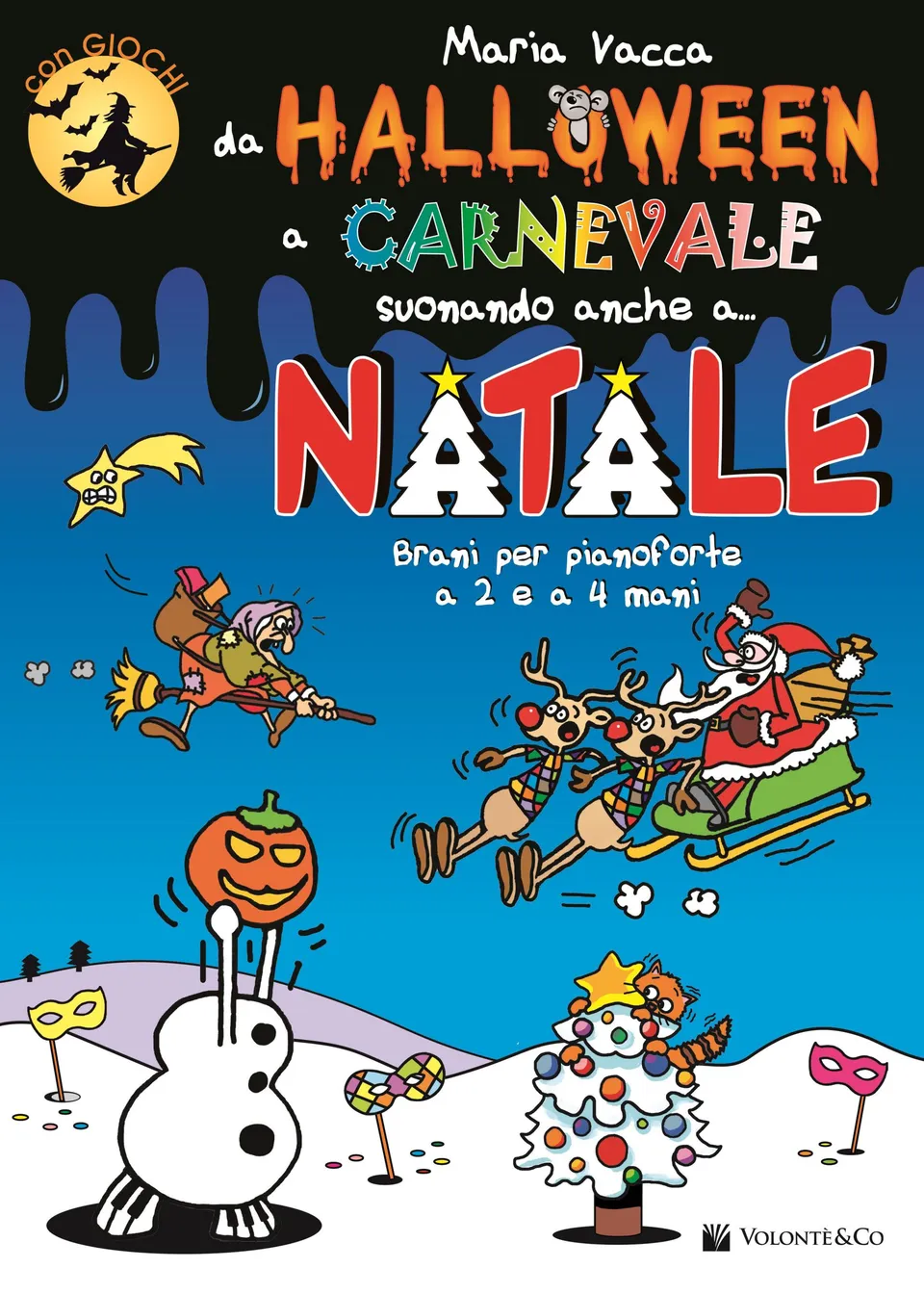 Volonte & Co Da Halloween a Carnevale noty sváteční sborník