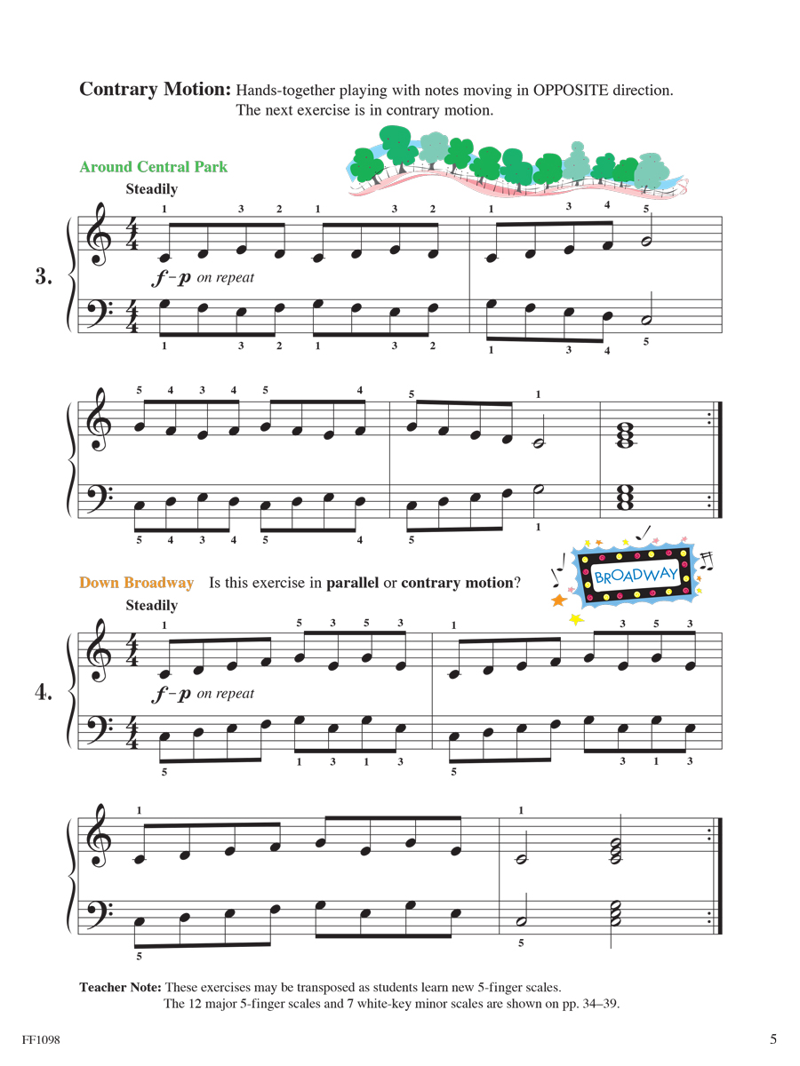 Faber Piano Adventures Level 2A Technique Artistry učebnice