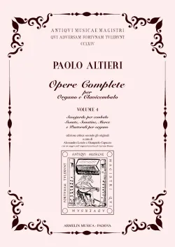 Armelin Musica Opere Organo Clavicembalo vol. 4 noty