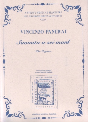 Armelin Musica Sonata per organo a sei mani noty varhany