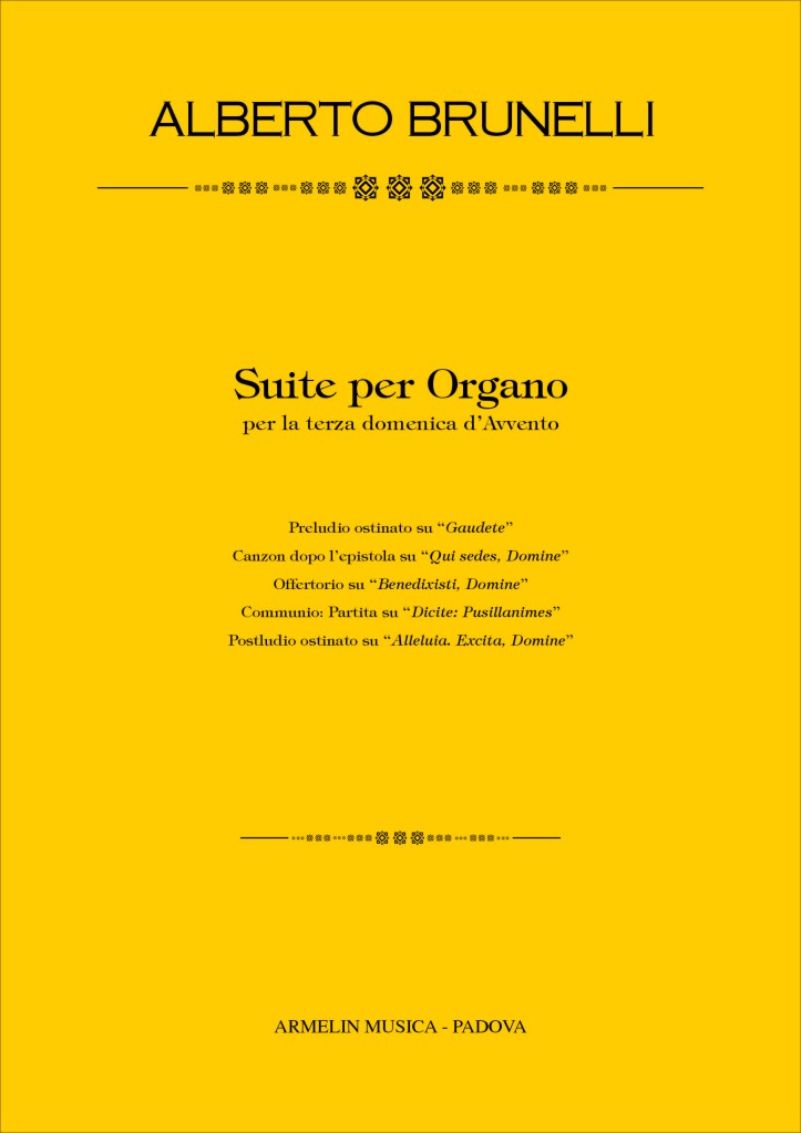 Armelin Musica Suite per Organo terza domenica noty pro varhany