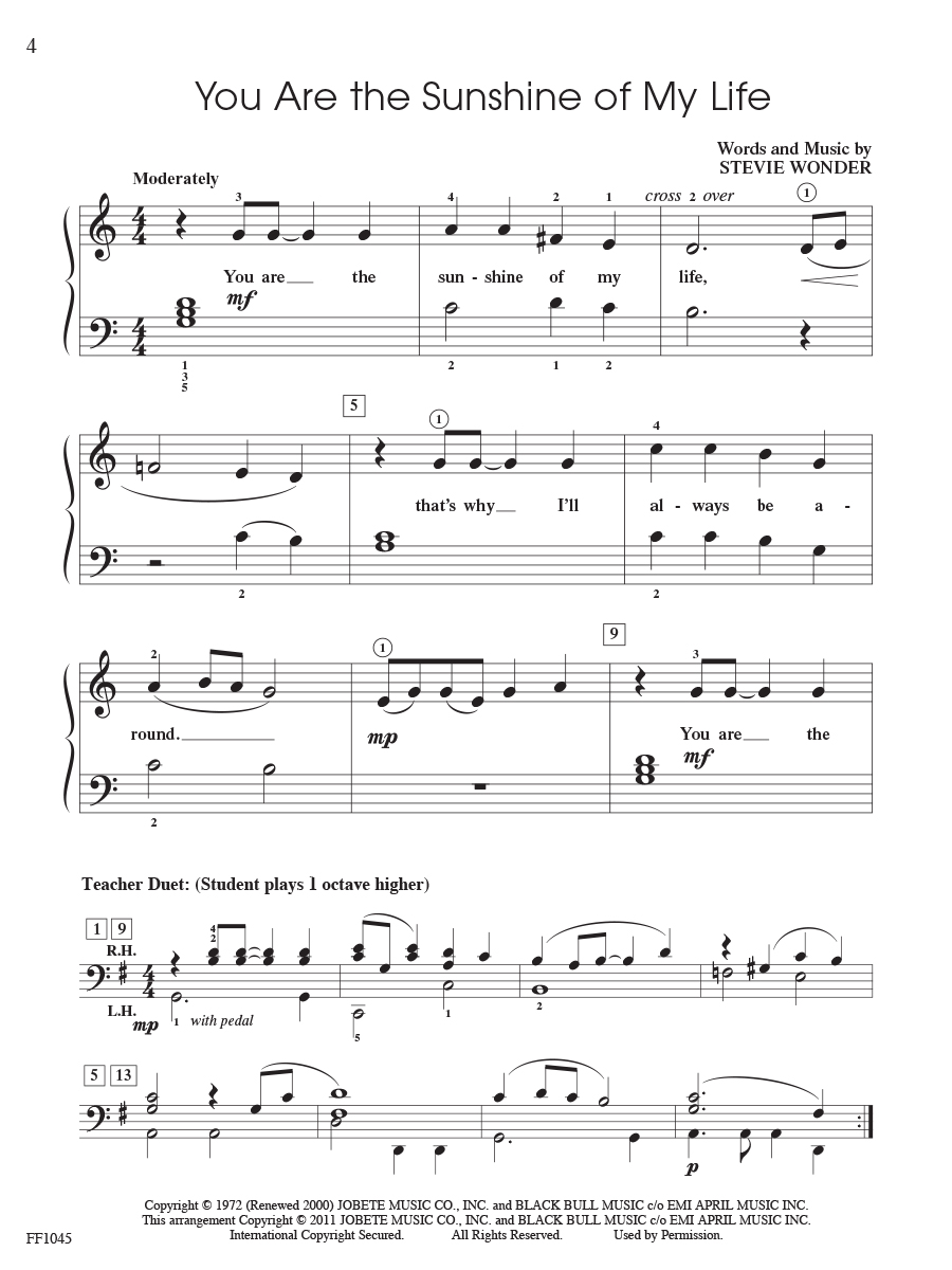 Faber Piano Adventures ShowTime Piano Jazz & Blues noty 2A