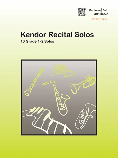 Kendor Recital Solos Baritone T.C. noty 10 sól s CD