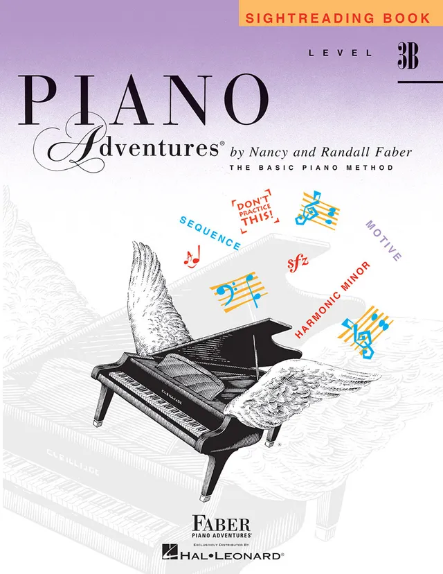 Faber Piano Adventures Level 3B Sightreading noty pro klavír