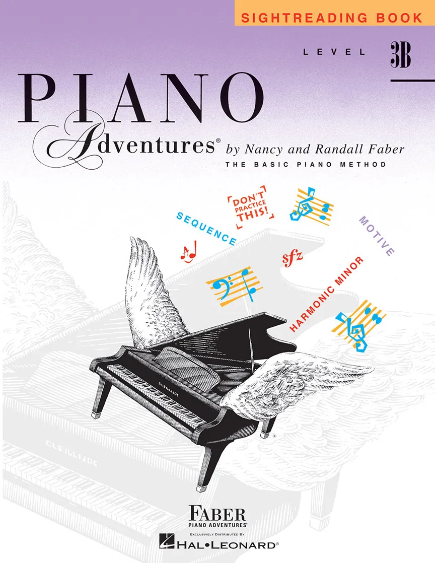 Faber Piano Adventures Level 3B Sightreading noty pro klavír