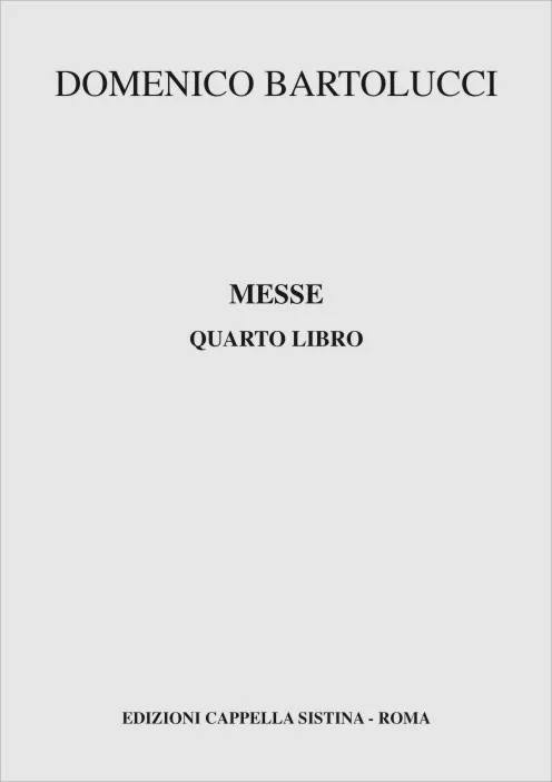 Armelin Musica Messe Libro Quarto noty 5 mší