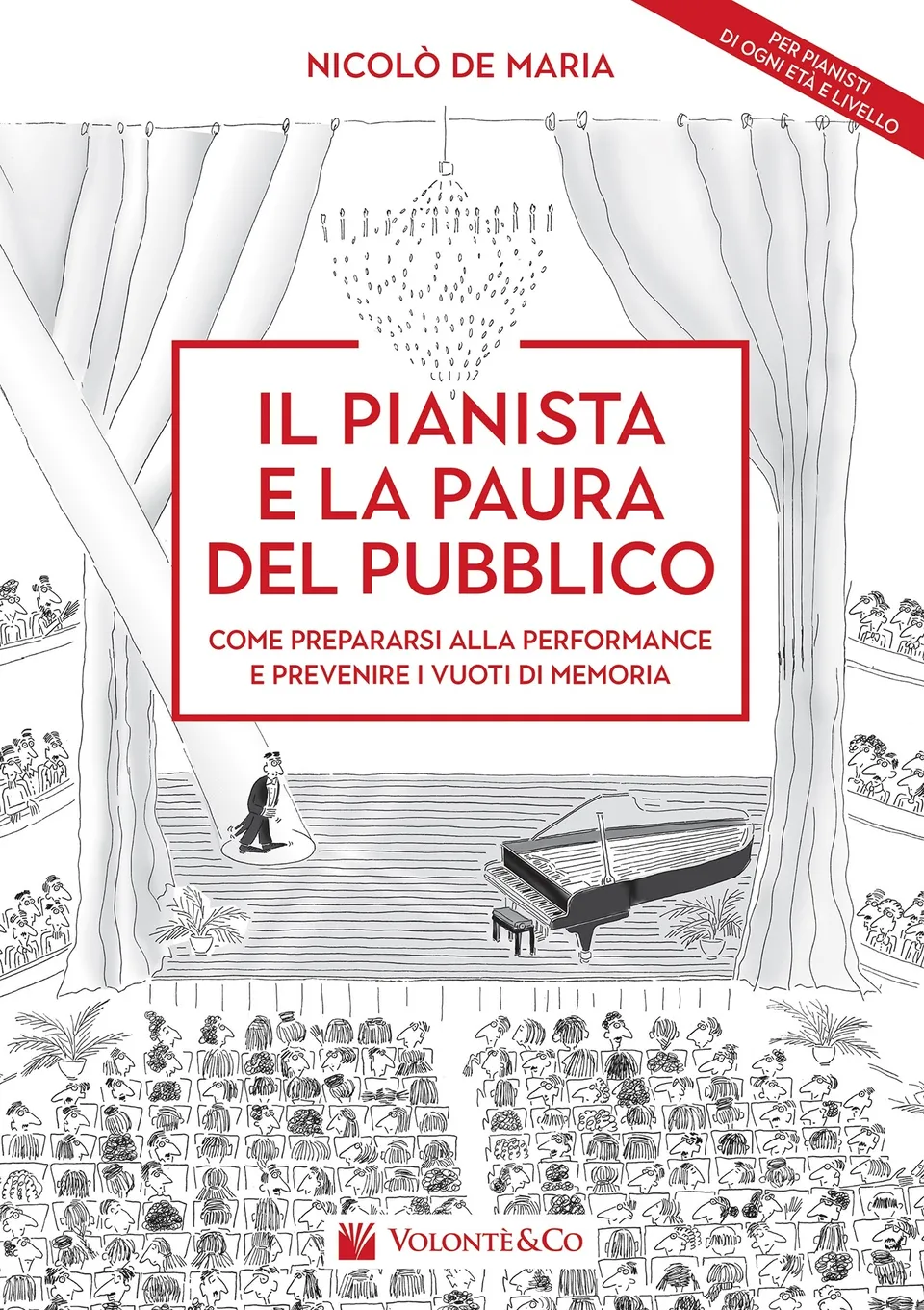 Volonte Il pianista e la paura del pubblico kniha pro klavíristy
