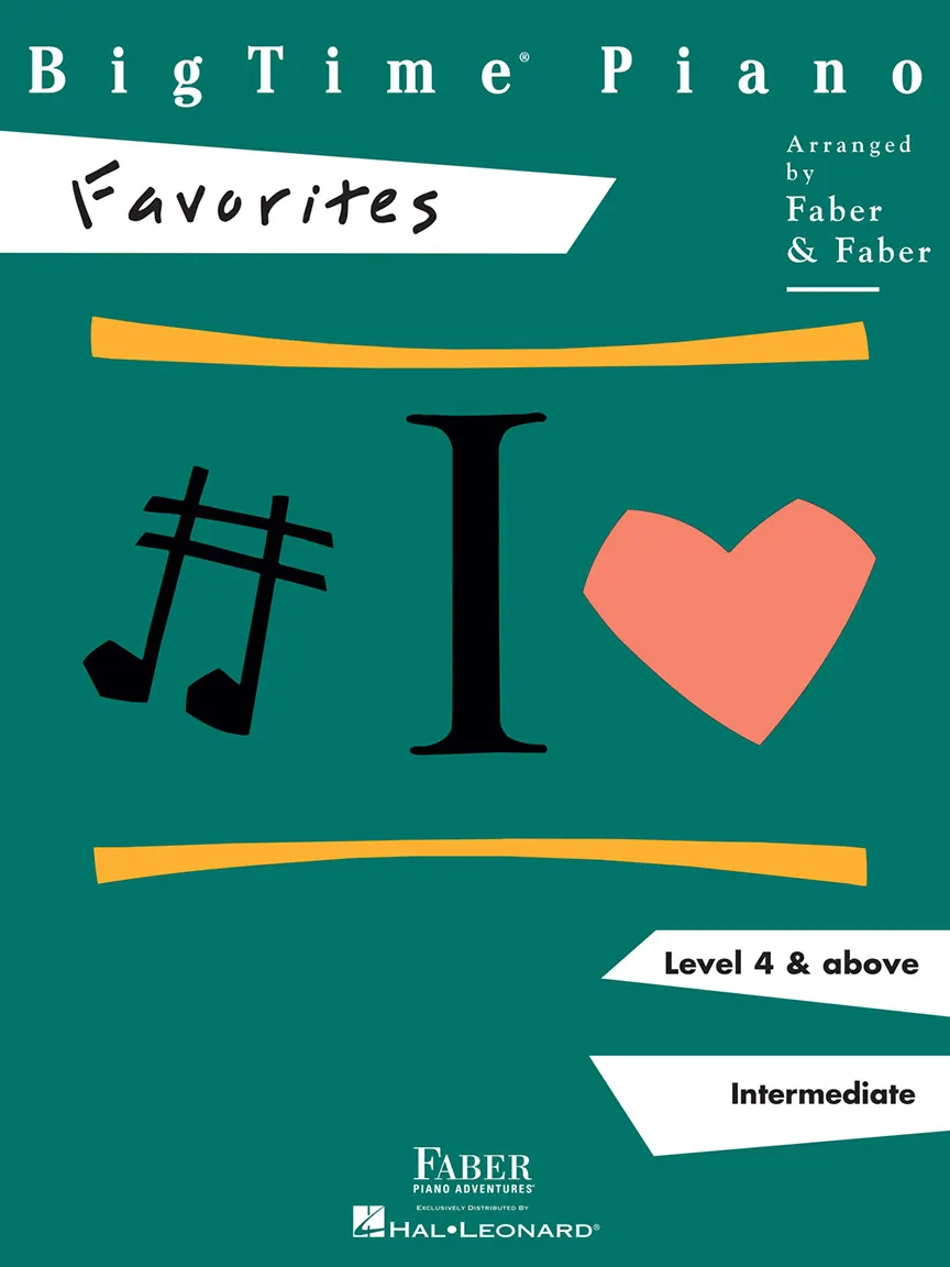 Faber Piano Adventures BigTime Piano Favorites noty pro klavír pro mírně pokročilé
