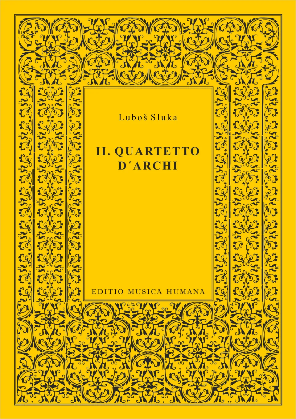 Editio Musica Humana II. Quartetto d’archi noty partitura a hlasy