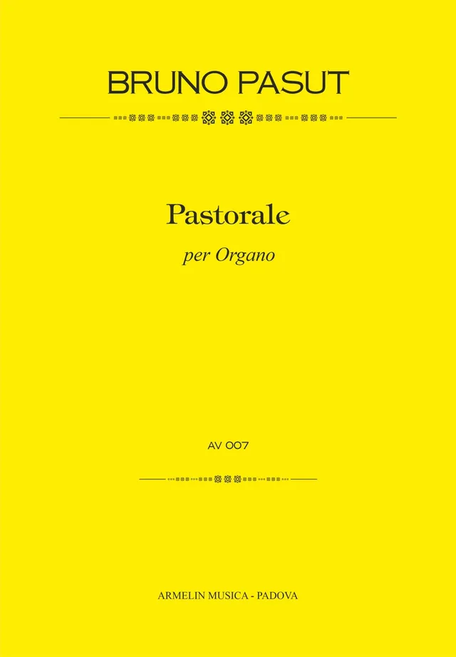Armelin Musica Pastorale per organo noty pro varhany