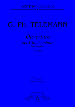 Armelin Musica Ouverture La maggiore TWV 32:15 noty urtext