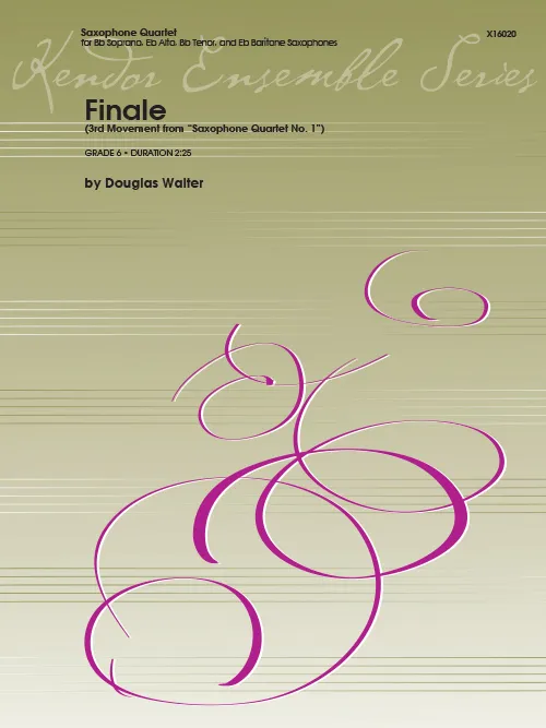 Kendor Music Finale noty saxofonové kvarteto 2:25