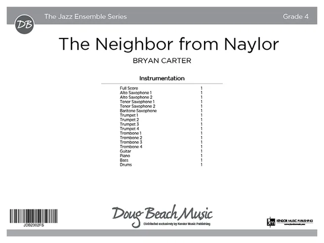 Kendor Music The Neighbor from Naylor partitura big band