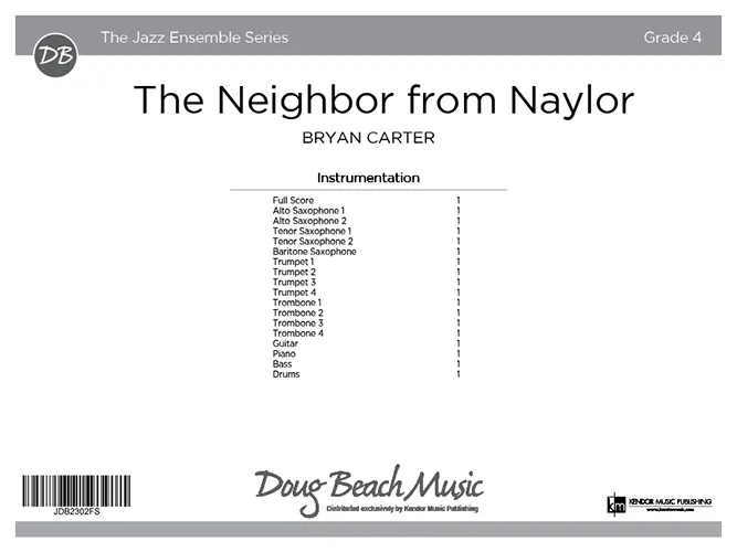 Kendor Music The Neighbor from Naylor partitura big band
