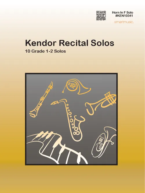 Kendor Recital Solos Horn in F noty pro lesní roh 10 skladeb stupeň 1–2