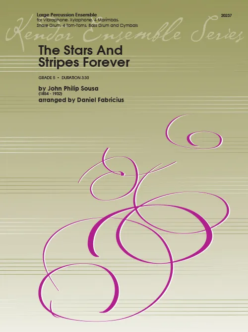 Kendor Music The Stars And Stripes Forever noty pro bicí ansámbl