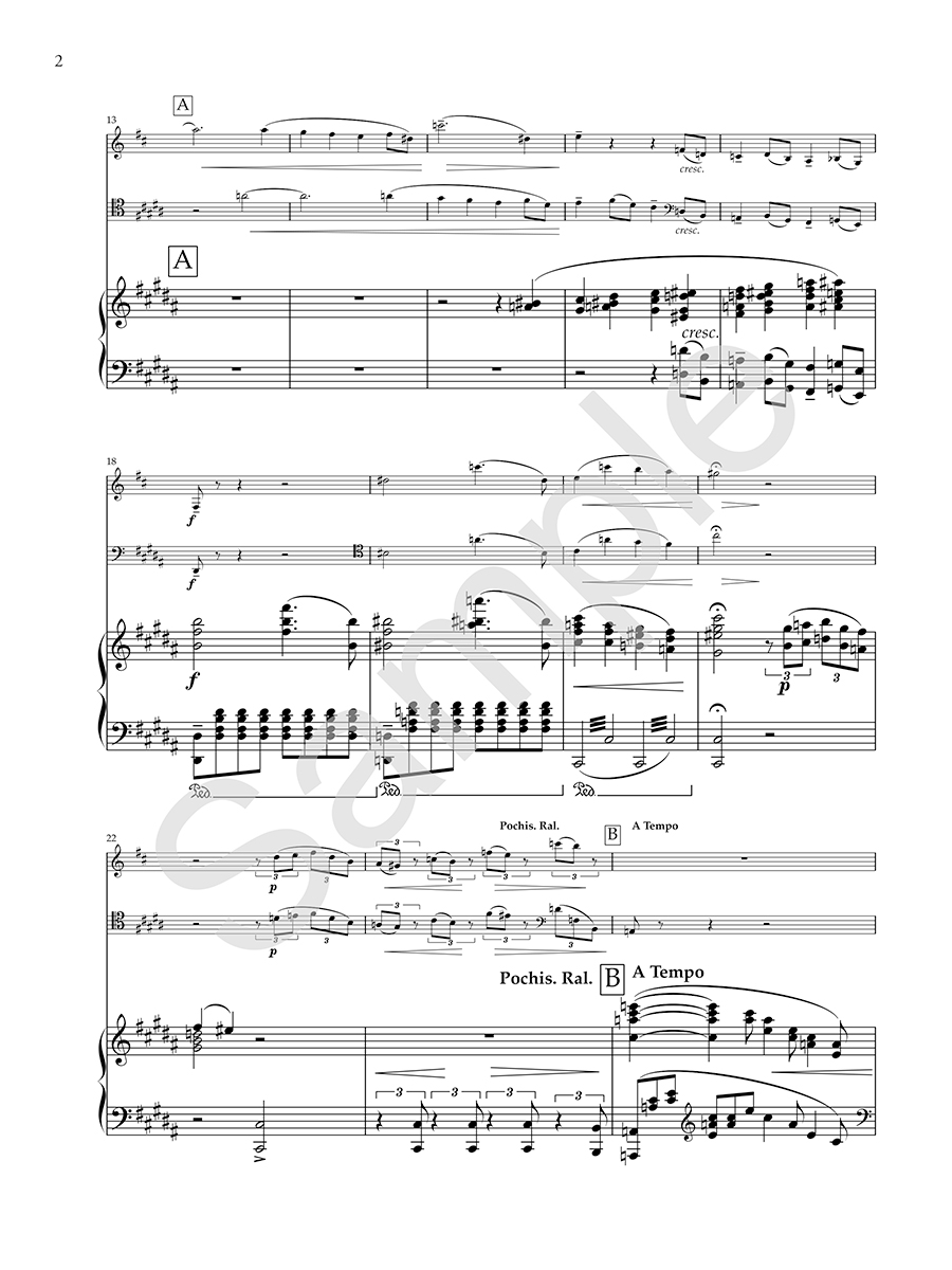 Hildegard Four Pieces Das Jahr Hensel noty trio digitální 17 min