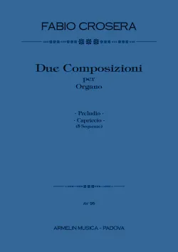 Armelin Musica Due Composizioni per Organo noty pro varhany