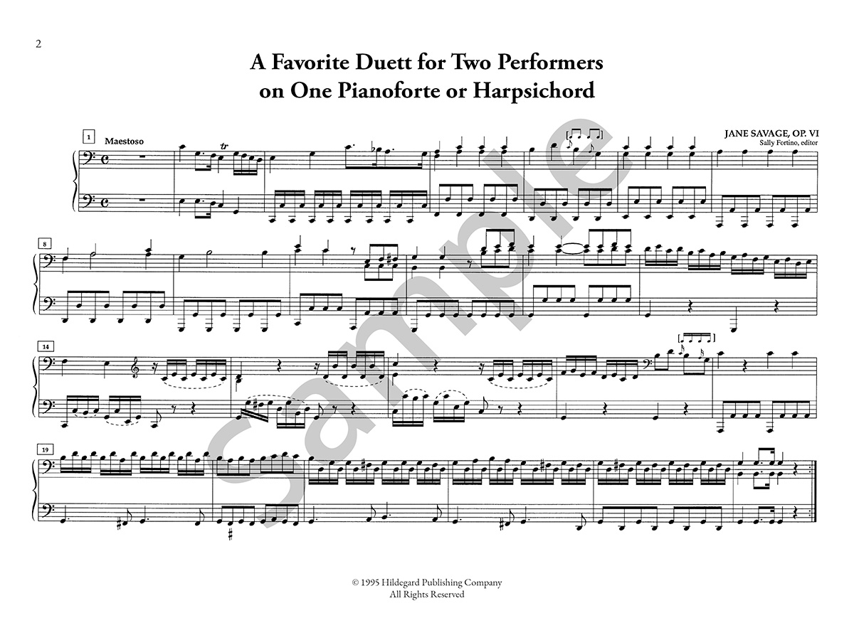 Hildegard Publishing Company Music for One Piano 4 Hands noty dueta