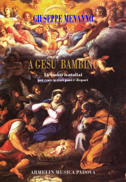 Armelin Musica A Gesù Bambino noty vánoční zpěvník