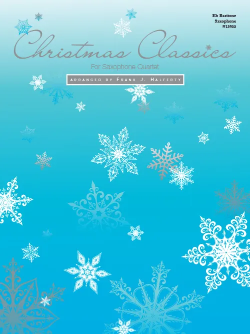 Kendor Music Christmas Classics Saxophone Quartet part baryton