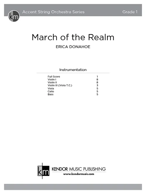Kendor Music March of the Realm partitura Full Score