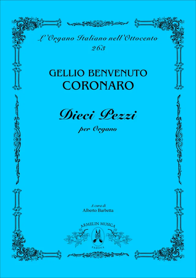 Armelin Musica Dieci pezzi per organo noty pro varhany