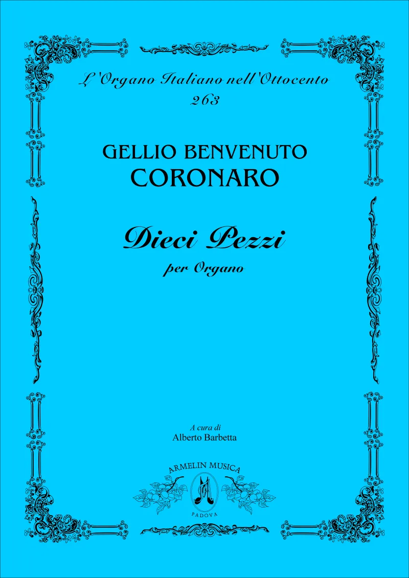 Armelin Musica Dieci pezzi per organo noty pro varhany