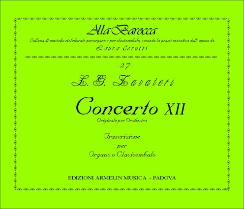 Armelin Musica Concerto XII noty pro varhany vydání