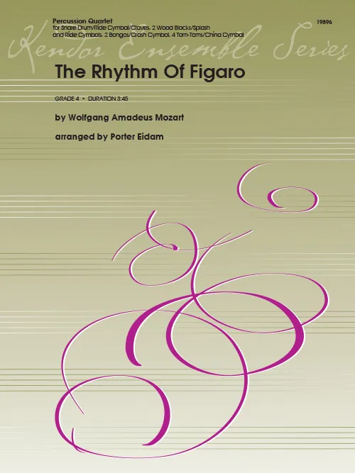 Kendor Music The Rhythm Of Figaro noty pro bicí kvartet