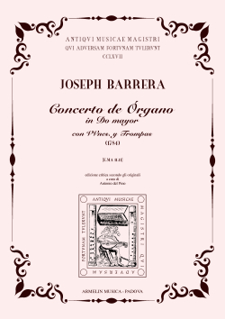 Armelin Musica Concierto de Órgano in Do Mayor noty 1784
