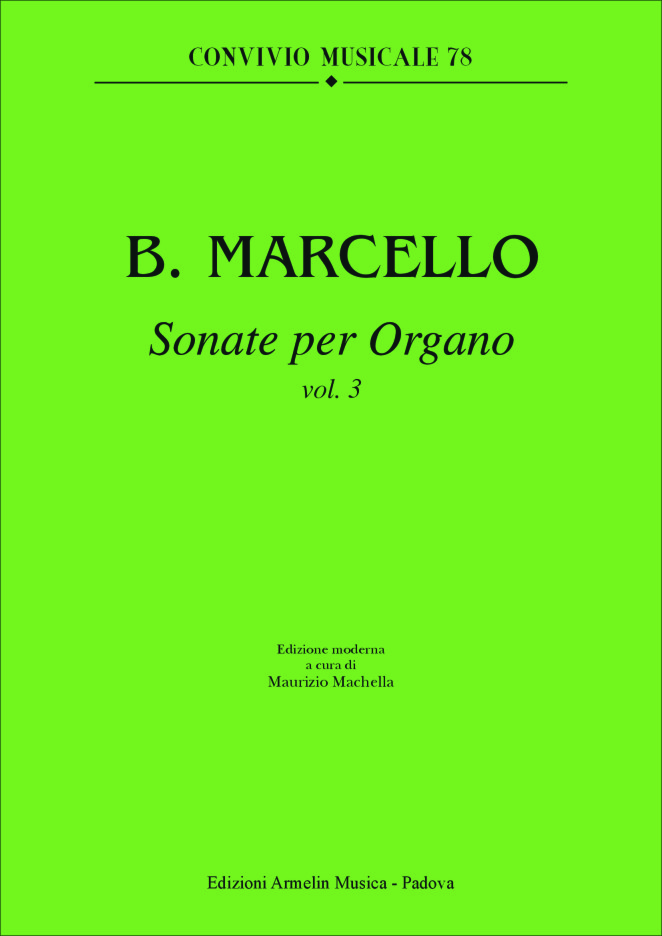 Armelin Musica Sonate per Organo vol. 3 noty