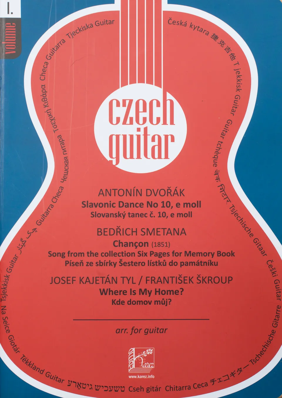 EDITIO KAREZ Česká kytara I noty pro kytaru