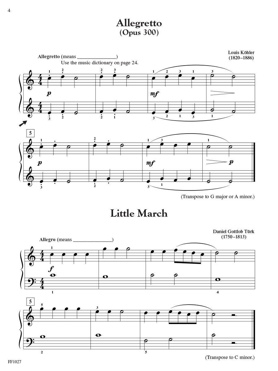 Faber Piano Adventures Preparatory Piano Literature noty