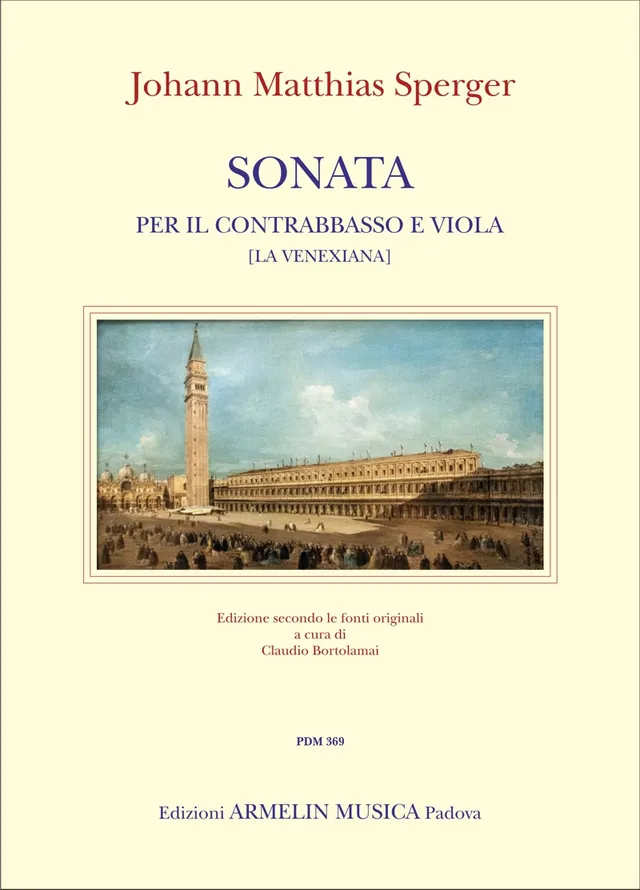 Armelin Musica Sonata La Venexiana noty sonáta