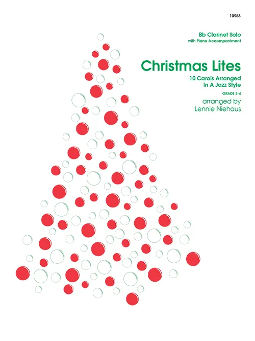 Kendor Music Christmas Lites klarinet noty sólo s klavírem jazz