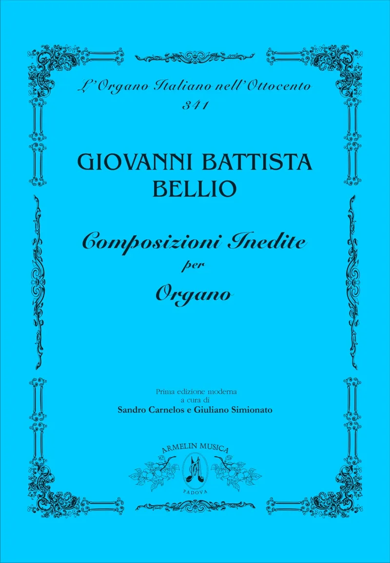 Armelin Musica Composizioni inedite per organo noty pro varhany