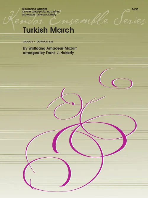 Kendor Music Turkish March noty dřevěné kvarteto