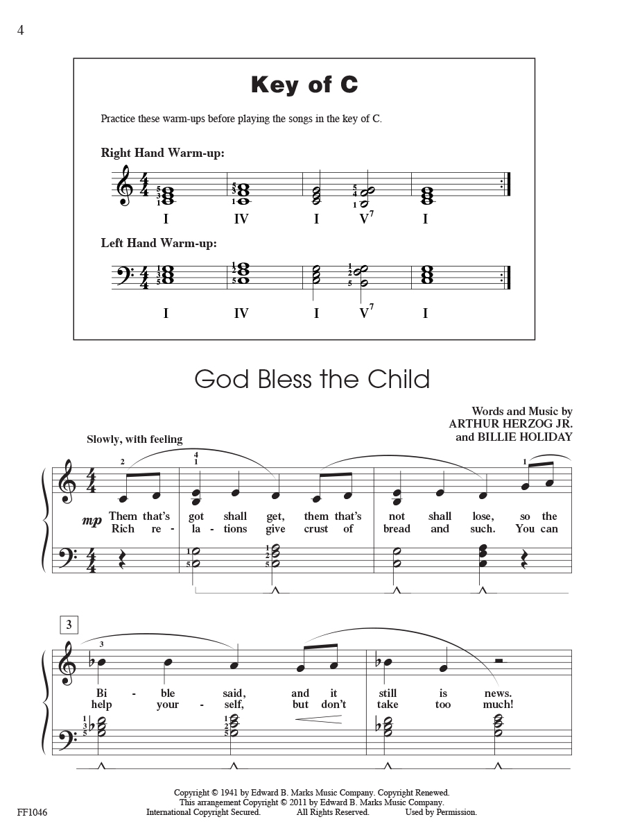 Faber ChordTime Piano Jazz & Blues noty 2B