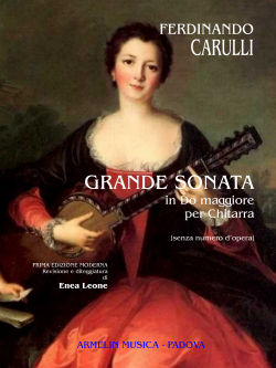 Armelin Musica Grande Sonata in Do maggiore noty C dur